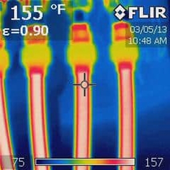 Infrared monitoring of curing process