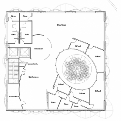 NC Forest Stewardship Gallery and Offices: 3rd Floor Offices