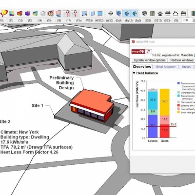 designPH energy model siting study