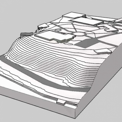 Geo-located SketchUp topo